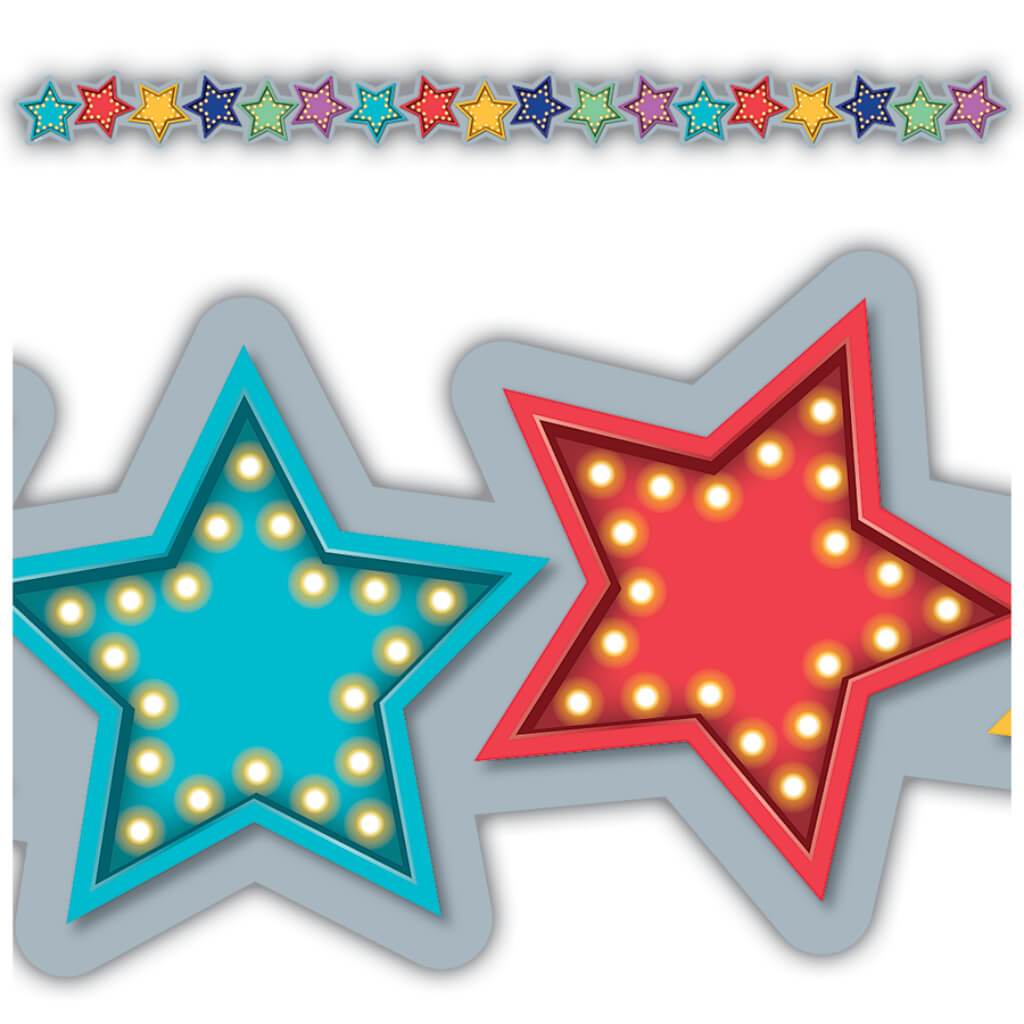 Marquee Stars Die-Cut Border Trim 