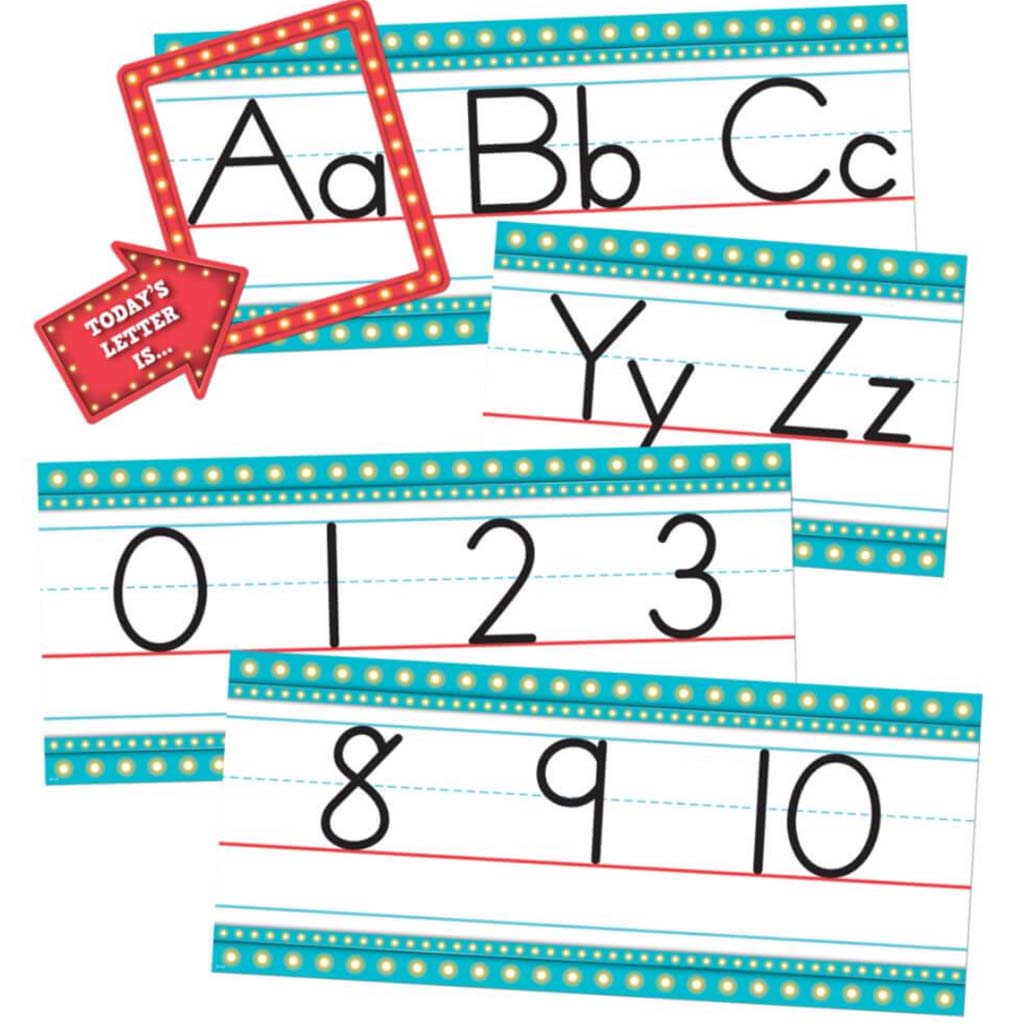 Marquee Alphabet Line Bulletin Board Display Set 