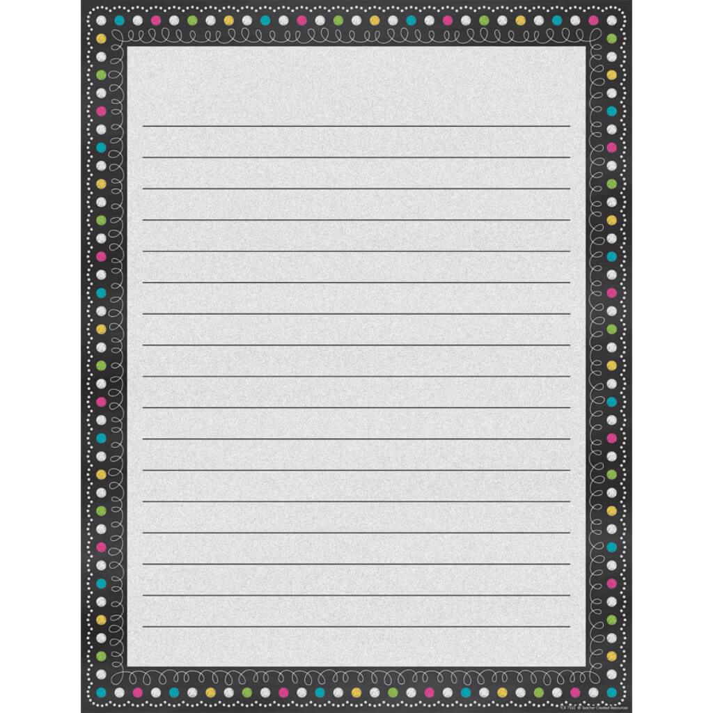 Chalkboard Brights Lined Chart 