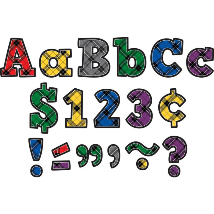 Plaid Bold Block 4" Letters Combo Pack 