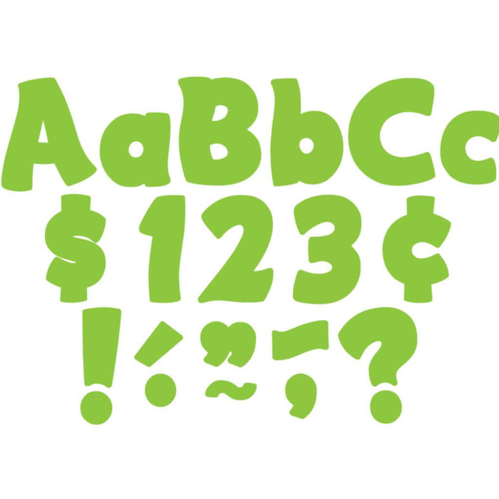 Lime Funtastic 4" Letters Combo Pack 