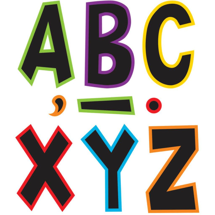 Electric Brights 7" Fun Font Letters 