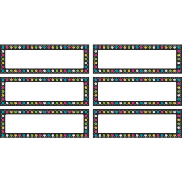 Chalkboard Brights Labels Magnetic Accents 