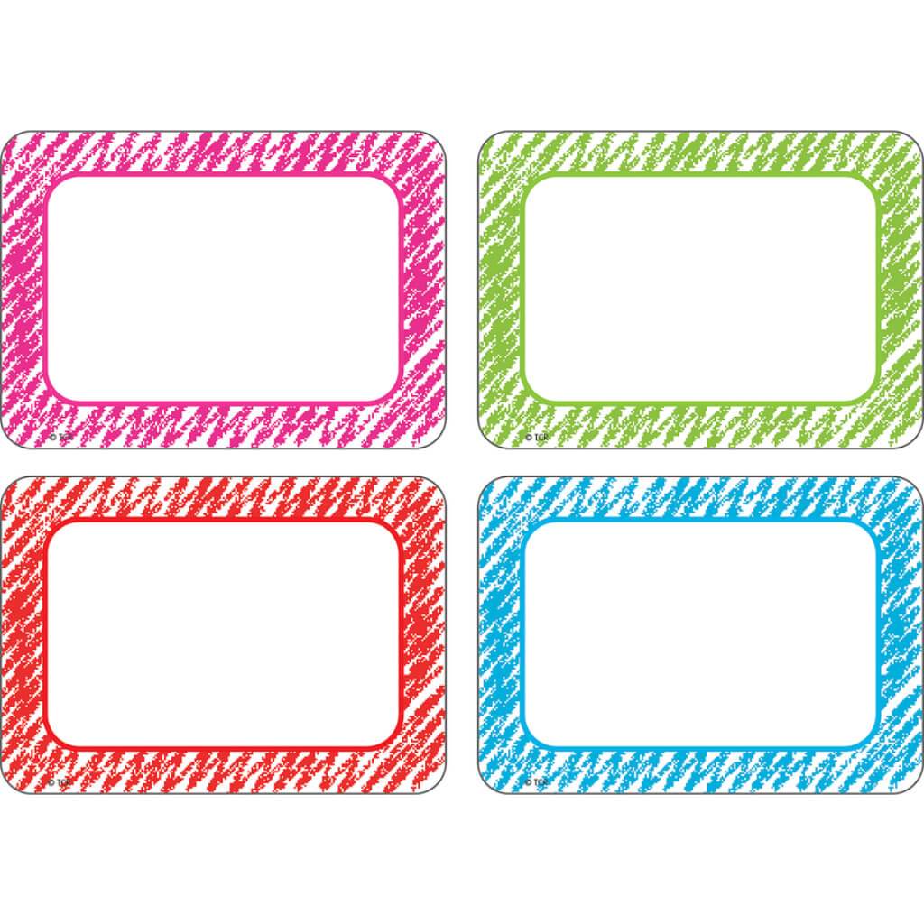 Scribble Name Tags/Labels Multi-Pack