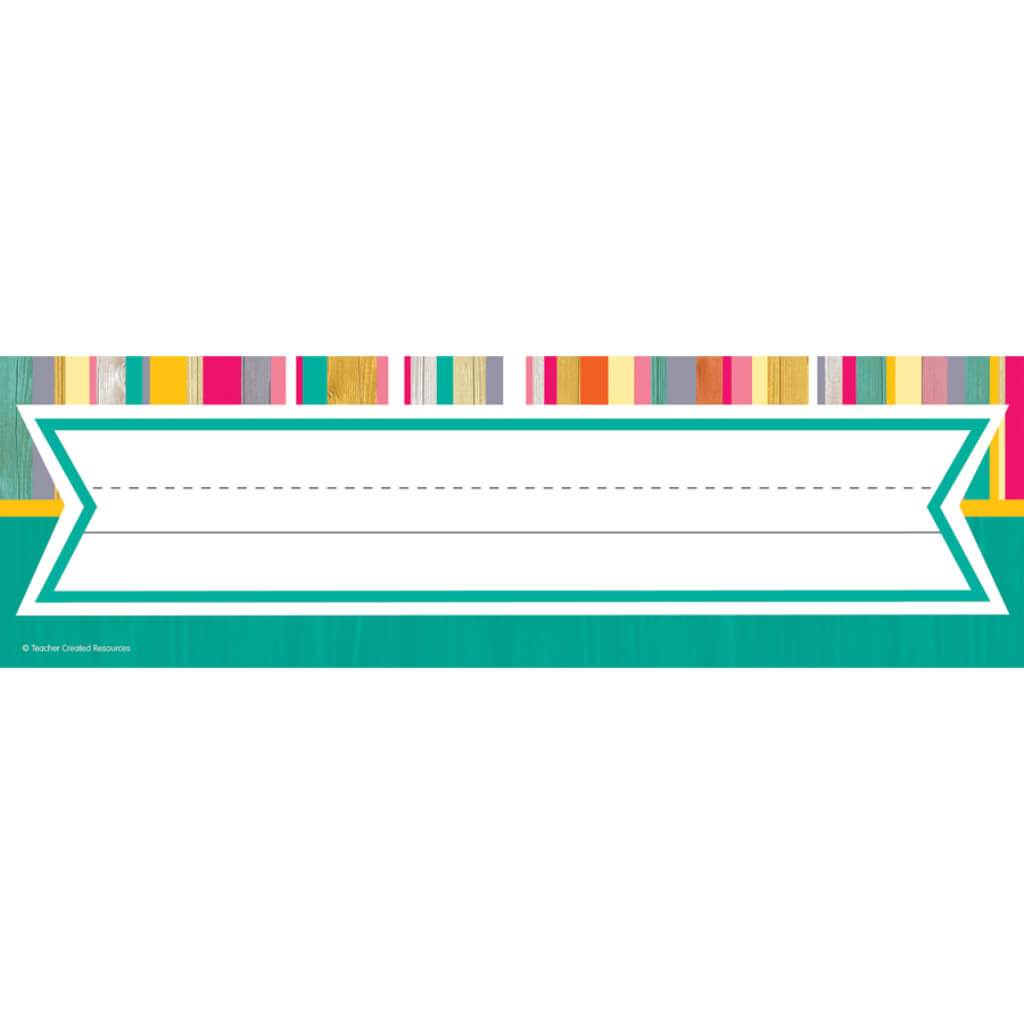 Tropical Punch Flat Name Plates 