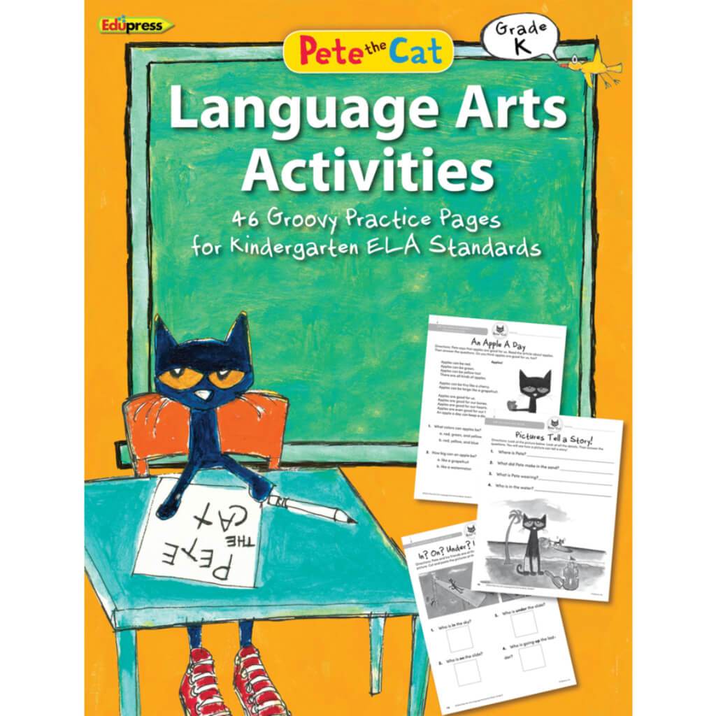 Pete The Cat Language Arts Activities Book Grade K 