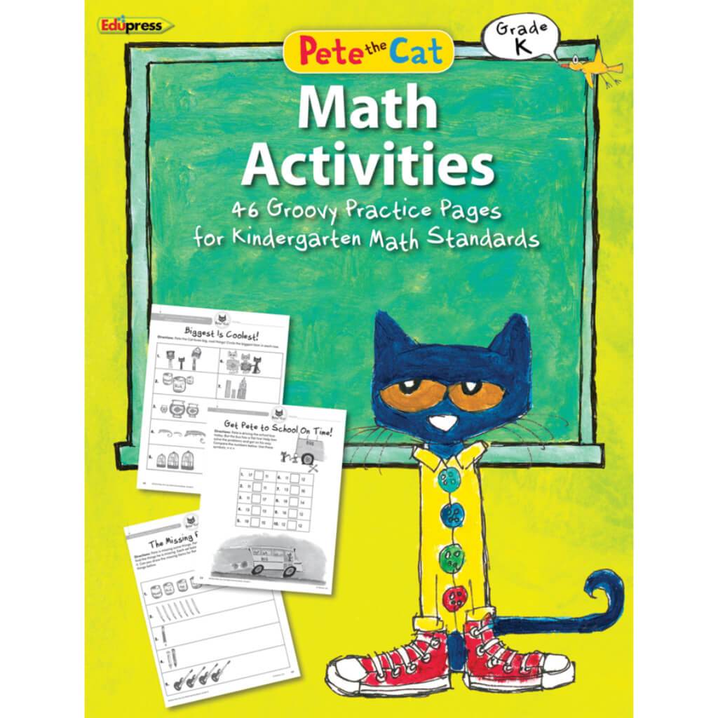 Pete The Cat Math Workbook Grade K 