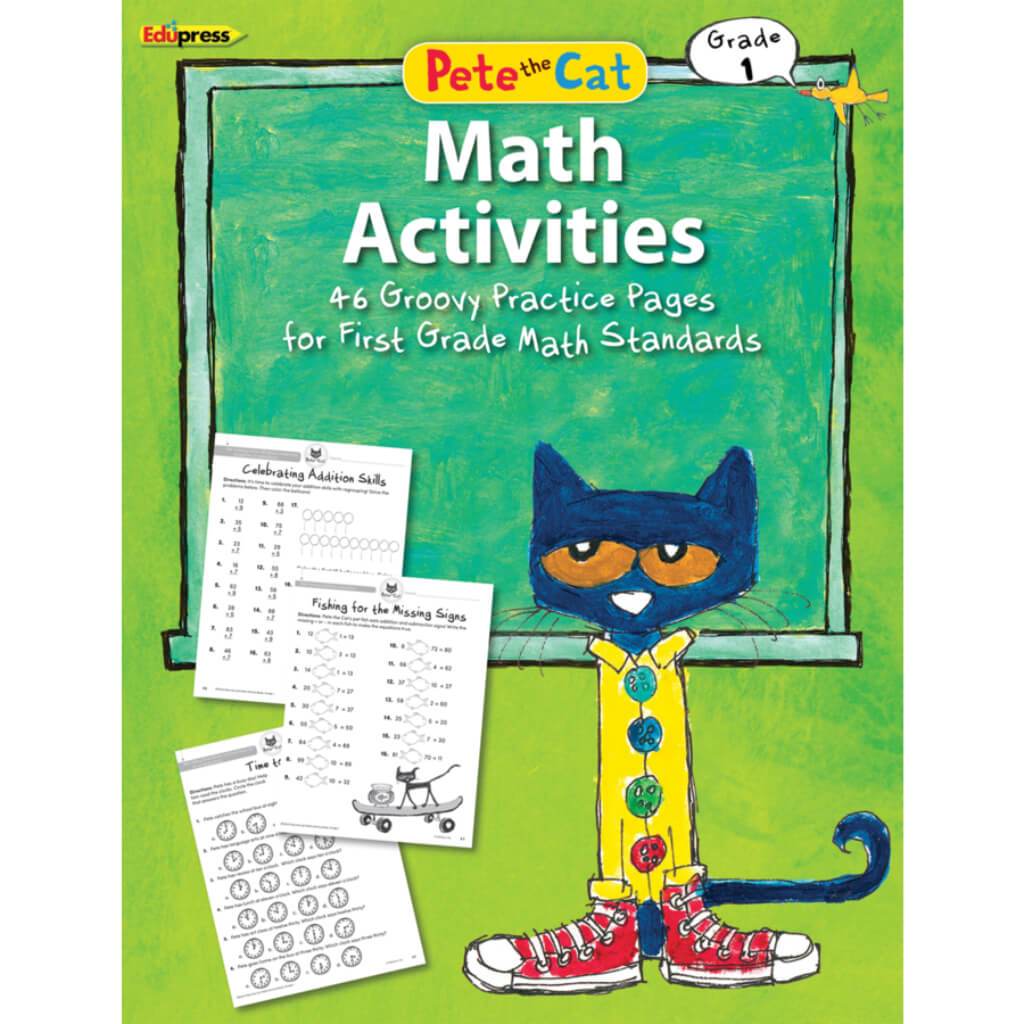 Pete The Cat Math Workbook Grade 1 