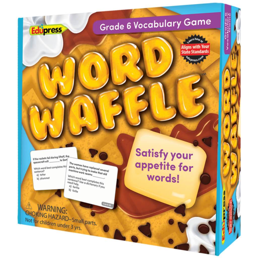 Word Waffle Game Grade 6