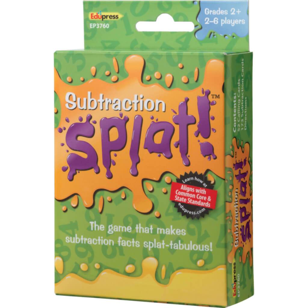 Math Splat Game Subtraction 