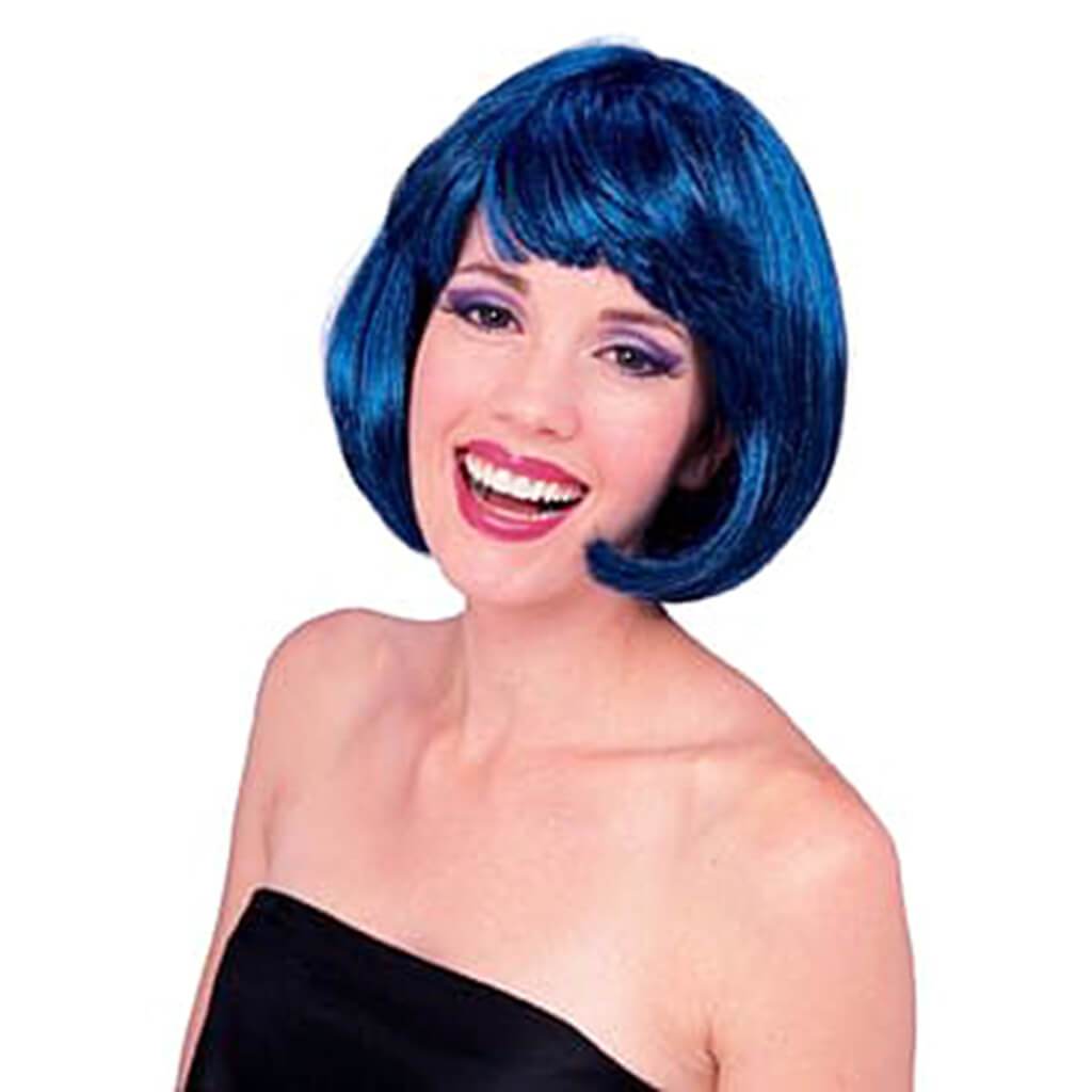 Blue Super Model Wig