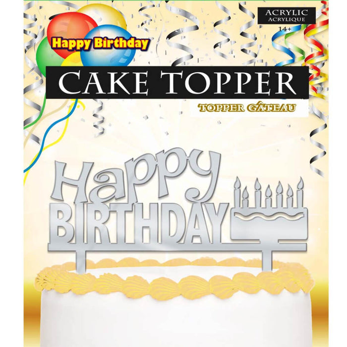 CAKE TOPPER "HAPPY BIRTHDAY" 