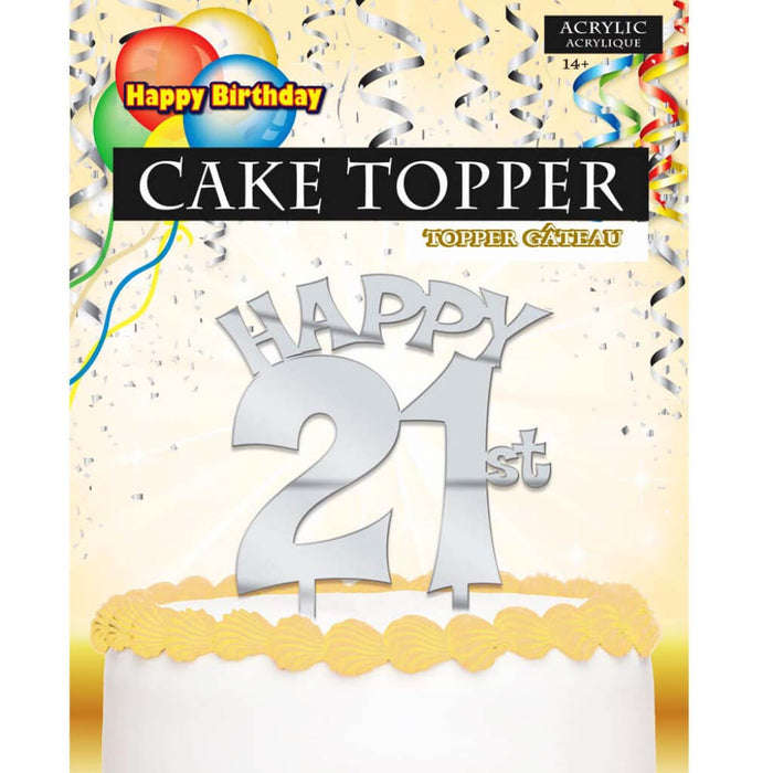 CAKE TOPPER "21" 