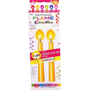 Matching Flame Candles 2pcs