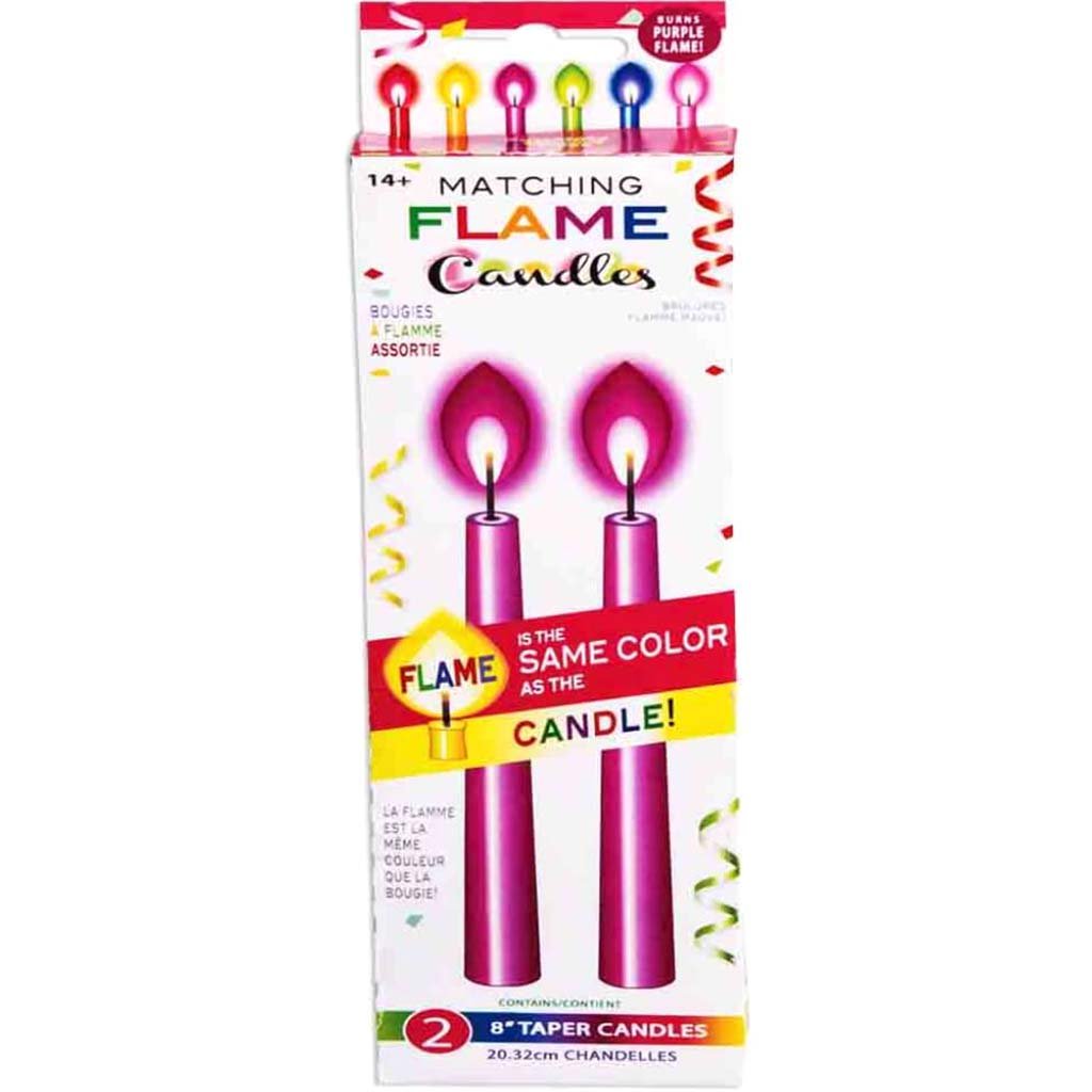 Matching Flame Candles 2pcs