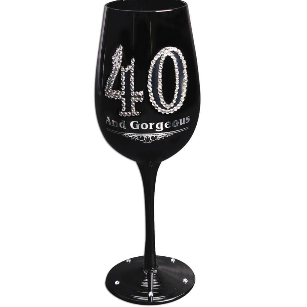 Black Wine Goblet 40