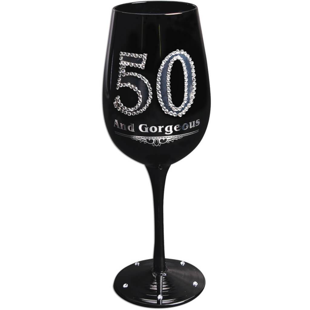 Black Wine Goblet 50