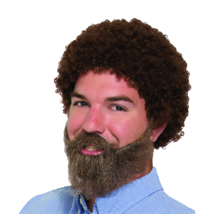 80's Man Adult Wig Beard & Moustache