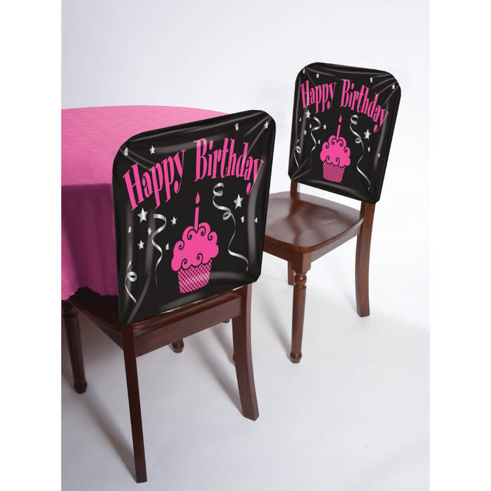 CHAIR COVER HAPPY BIRTHDAY 