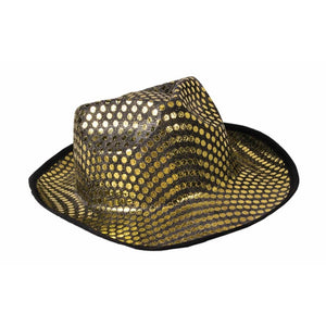 Gangster Sequin Fedora Hat