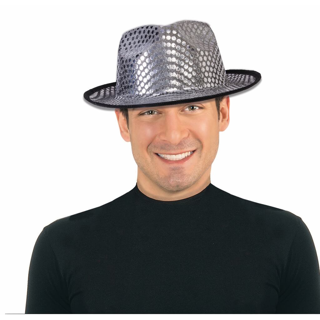 Gangster Sequin Fedora Hat