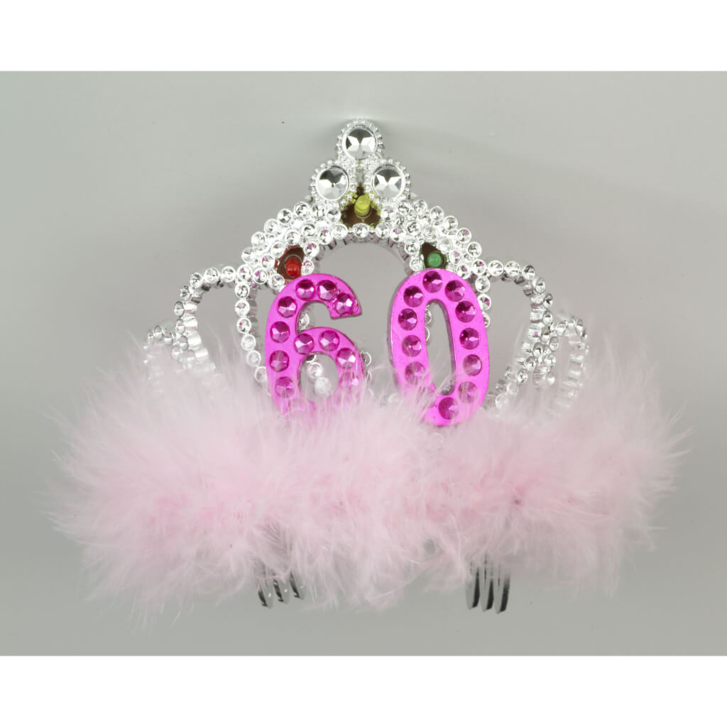 TIARA FLASHING BIRTHDAY #60 