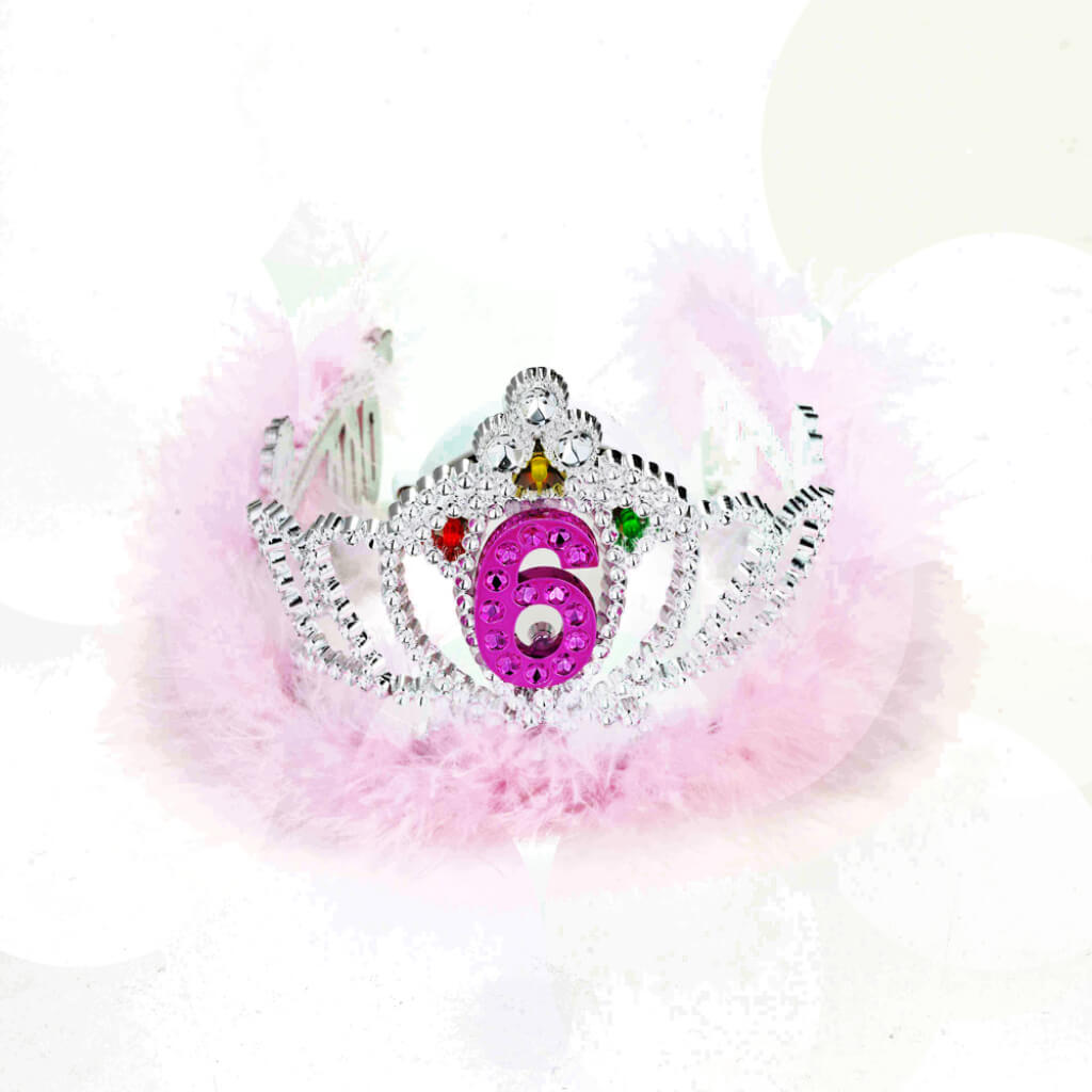 TIARA FLASHING BIRTHDAY #6 