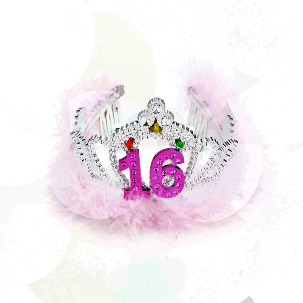 TIARA FLASHING BIRTHDAY #16 