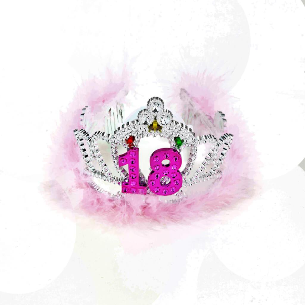 Flashing Birthday Tiara 18