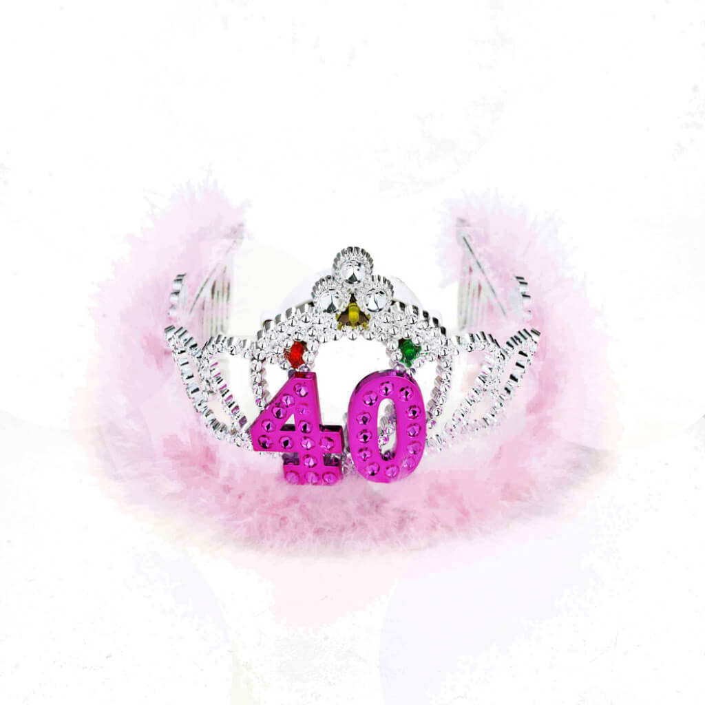 TIARA FLASHING BIRTHDAY #40 