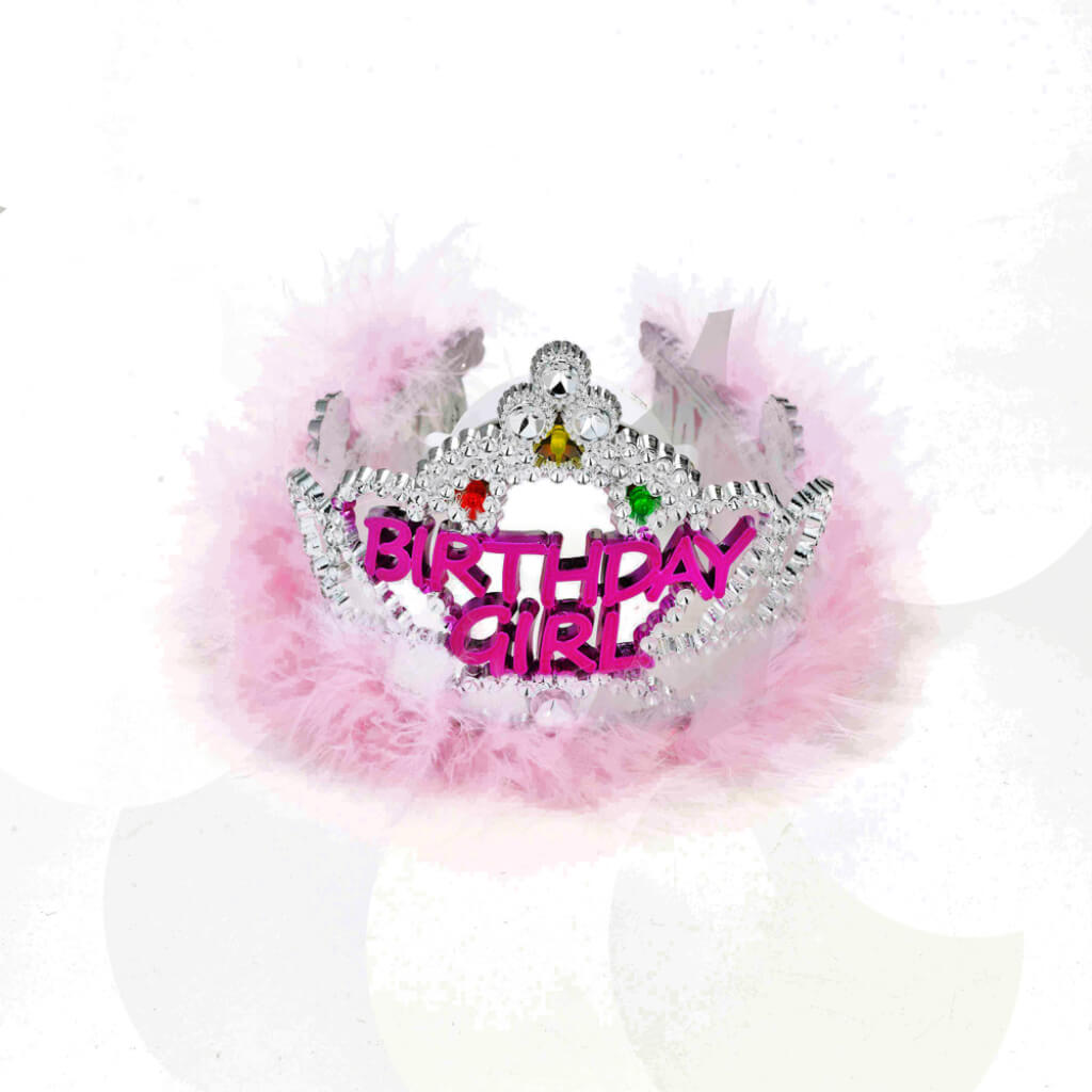 FLASHING TIARA-BIRTHDAY GIRL 
