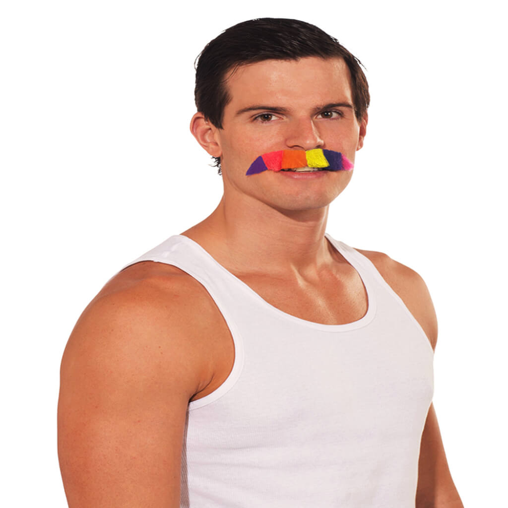 Rainbow Moustache