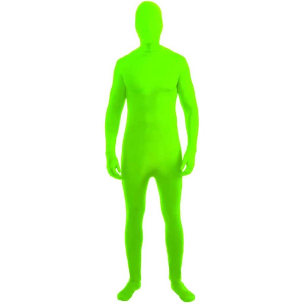 I&#39;m Invisible Neon Green Costume 8-10 Medium