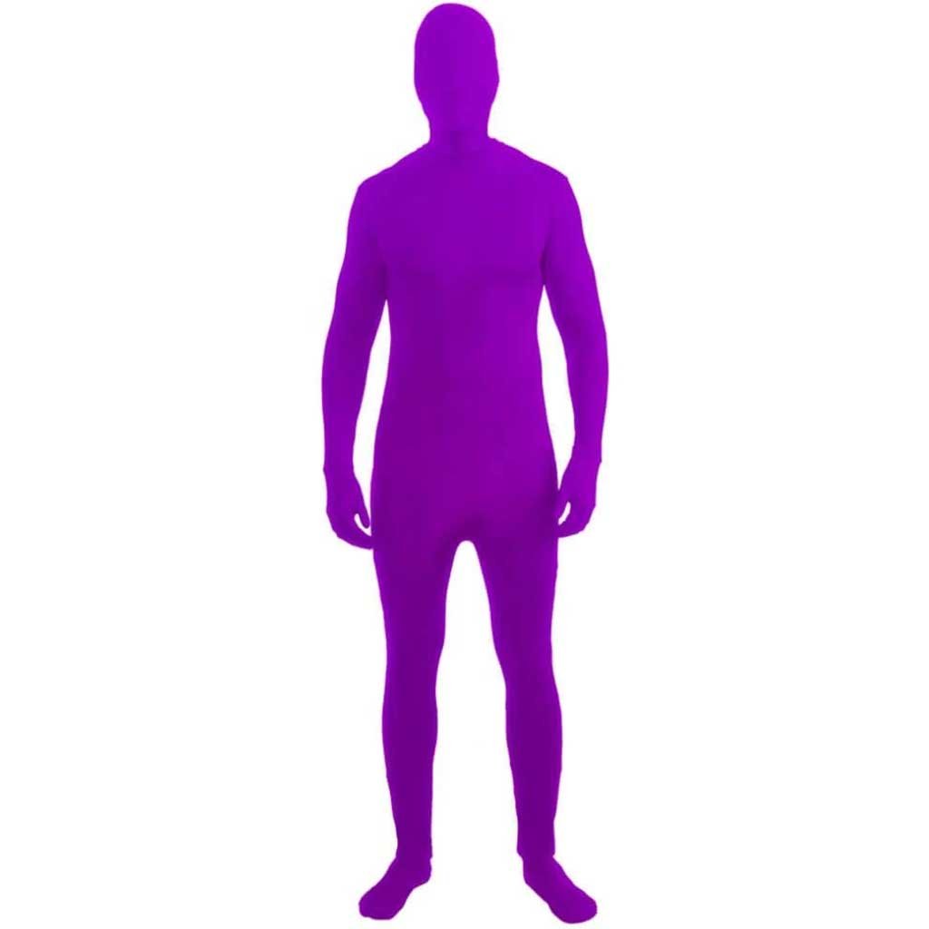 I&#39;m Invisible Neon Purple Costume 8-10 Medium