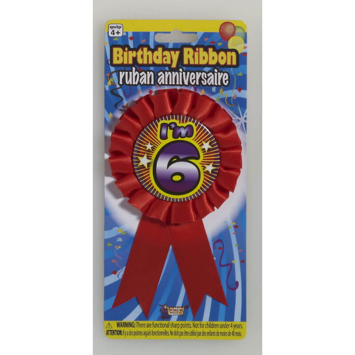AWARD RIBBON I'M 6 