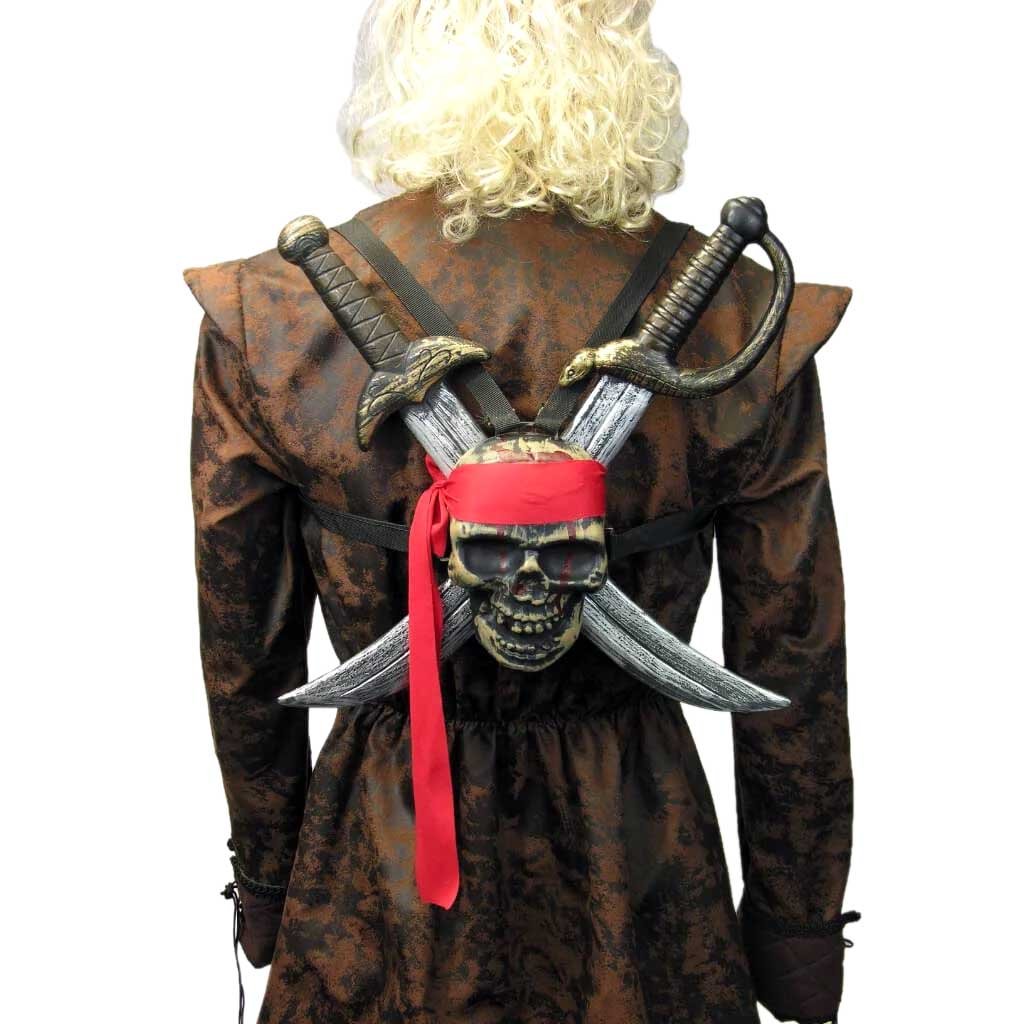 Caribbean Pirate Skull Sword Set 