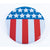 Jumbo Patriotic Button Pin 4in