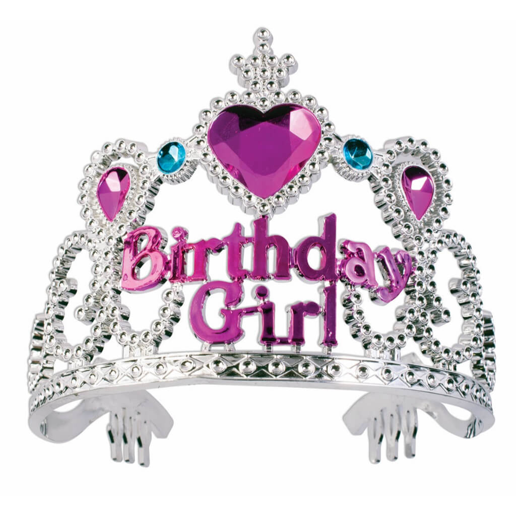 TIARA-BIRTHDAY GIRL-SILVER 