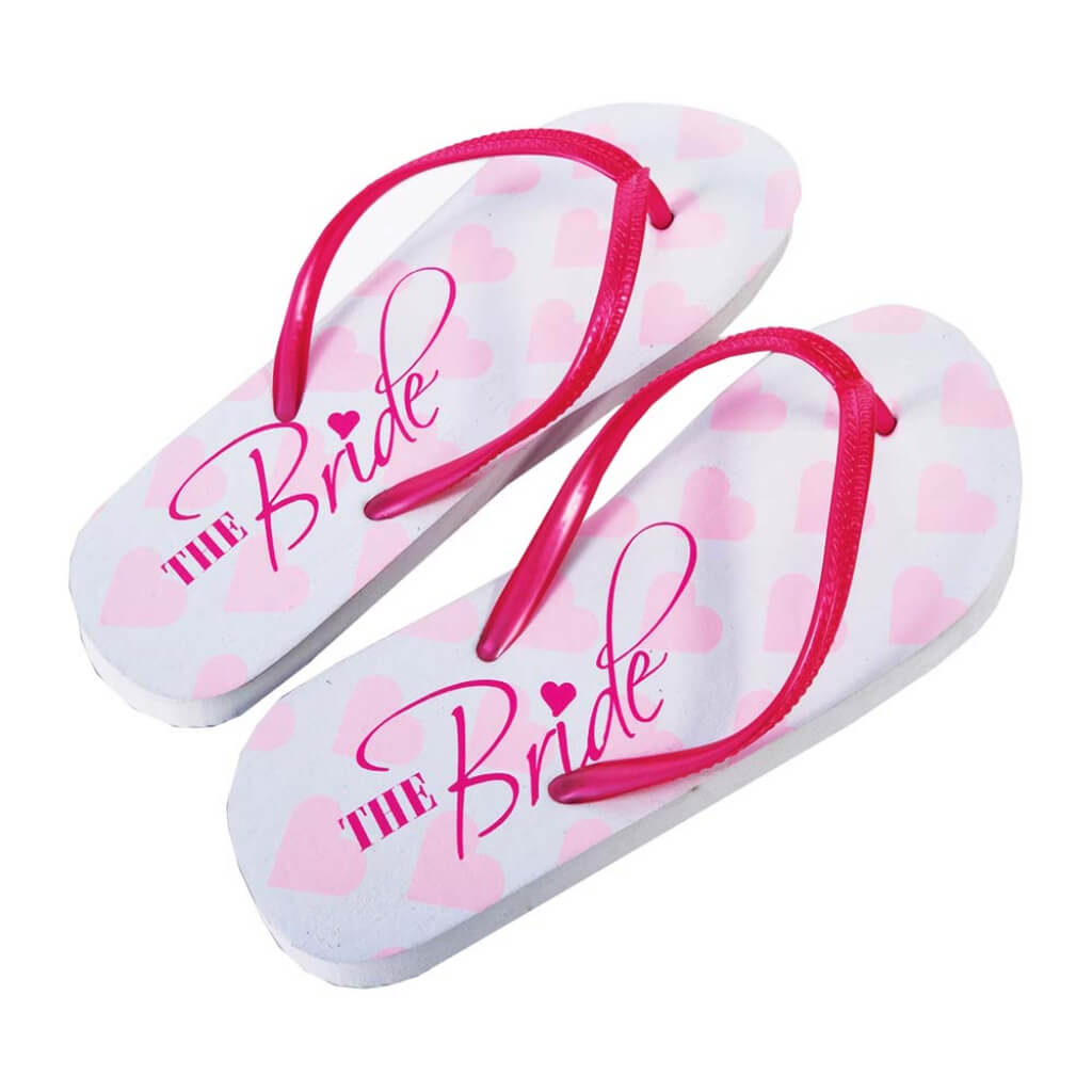 BRIDE FLIP FLOPS 
