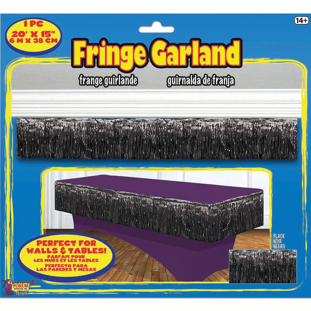 Tinsel Fringe Garland 20in x 15in