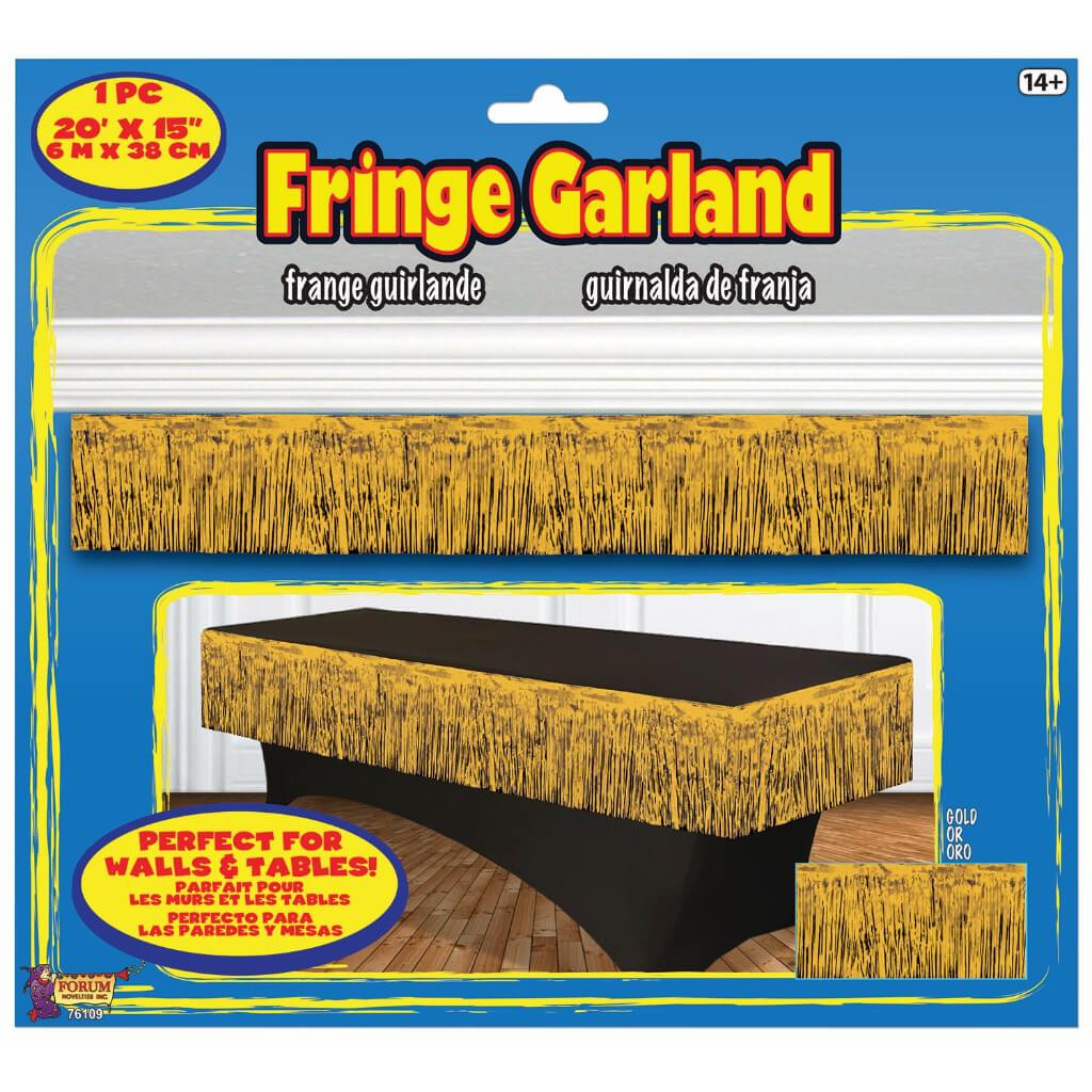 FRINGE GARLAND GOLD 