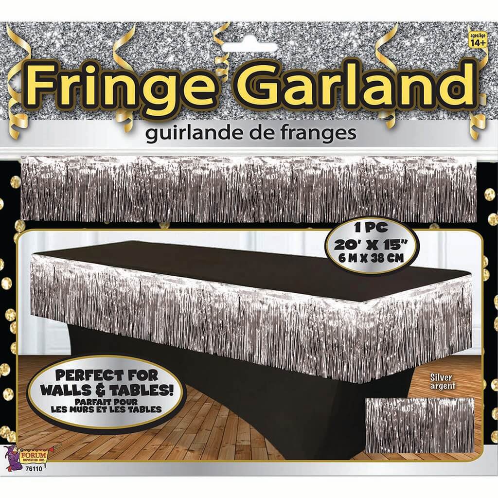 Tinsel Fringe Garland 20in x 15in