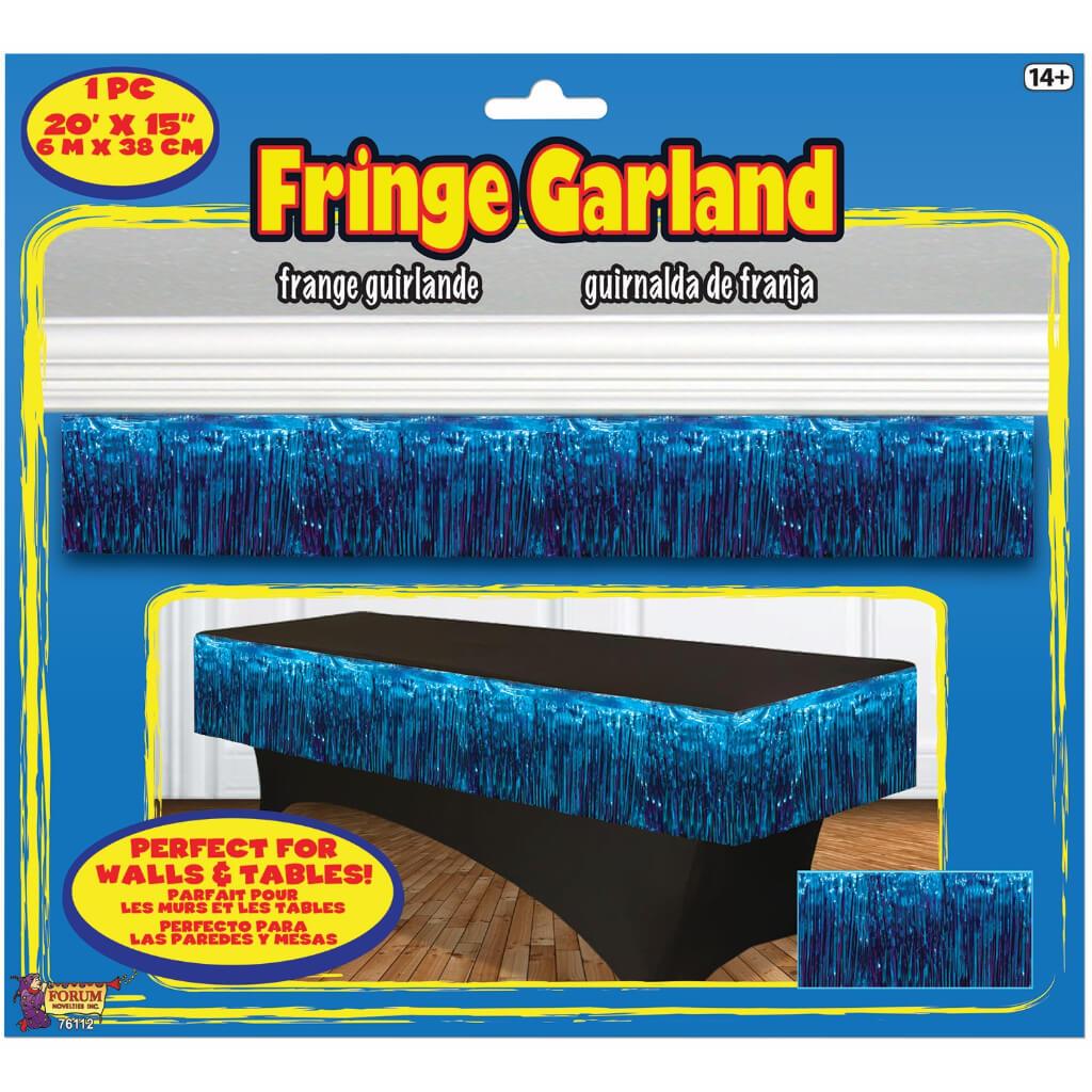 FRINGE GARLAND BLUE 