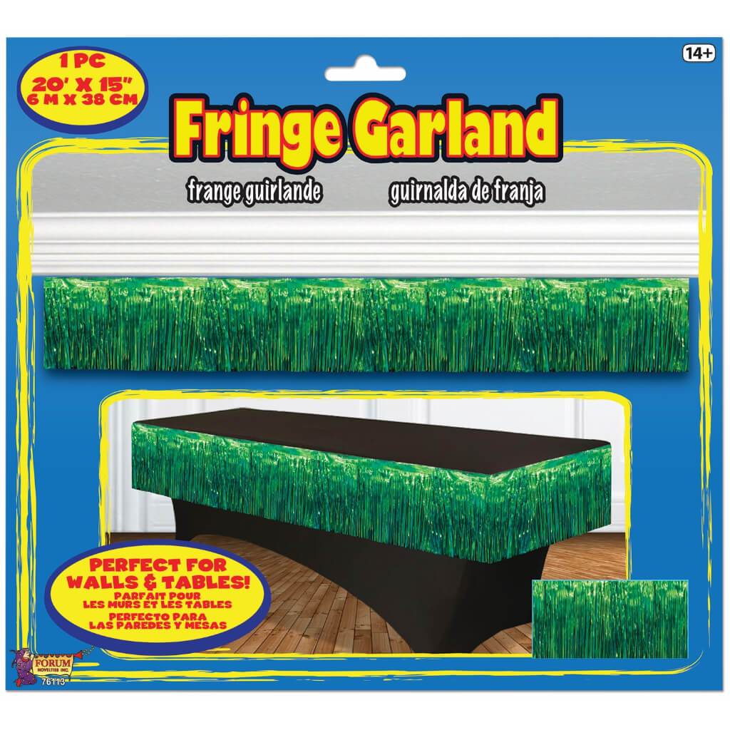 FRINGE GARLAND GREEN 