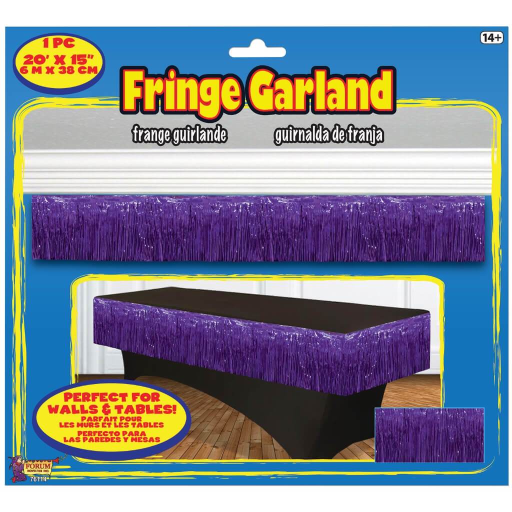 FRINGE GARLAND PURPLE 