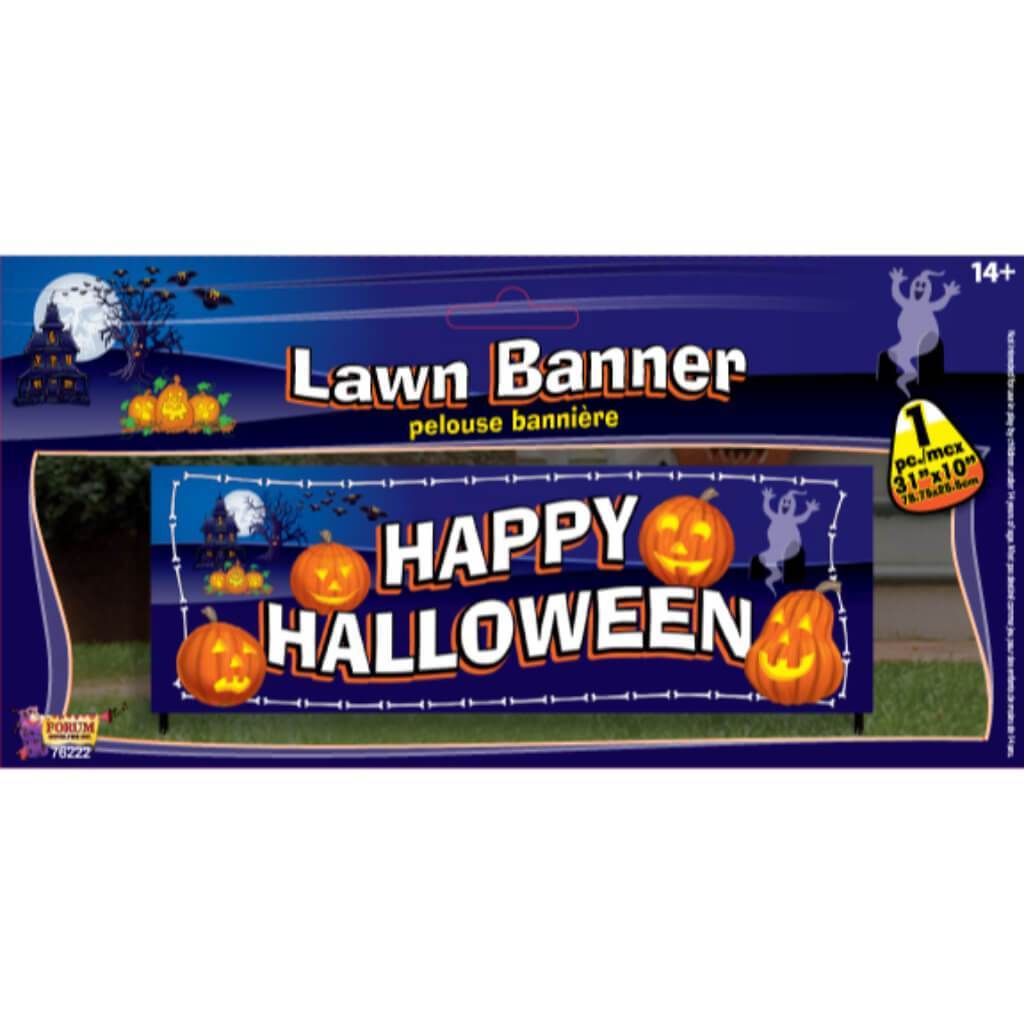 Lawn Banner Happy Halloween