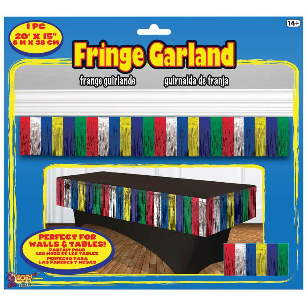 FRINGE GARLAND MULTICOLOR 