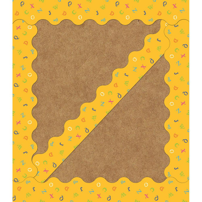 Alphabet Soup Scalloped Borders 