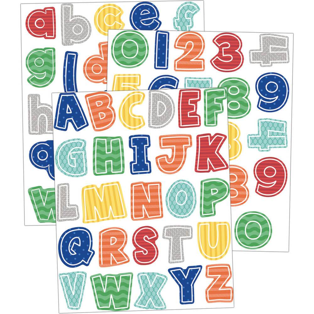 S.S. Discover Letters And Numbers Sticker Pack 