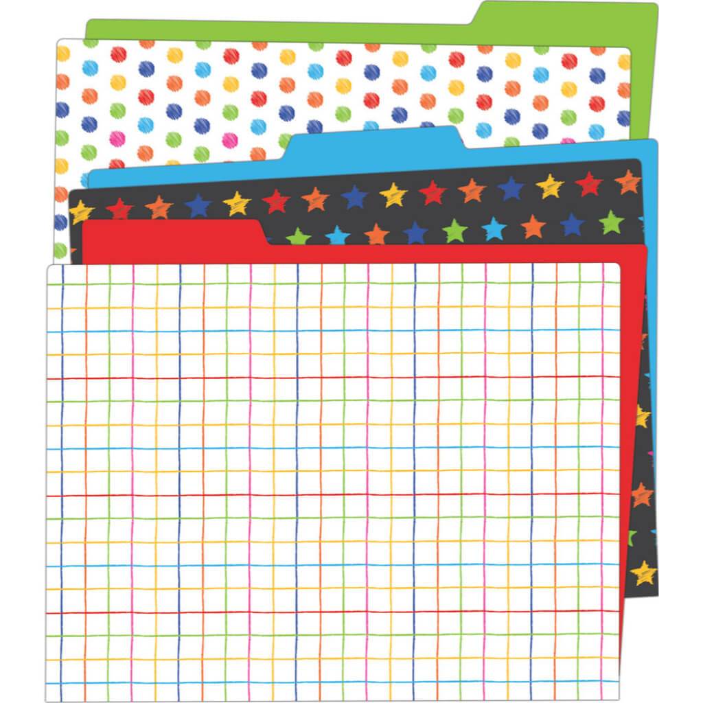 School Tools File Folders 